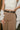Jocelyn Black & Gold Faux Leather Belt - front on model