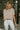 Capri Natural Short Sleeve Sweater- top front view