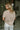Capri Natural Short Sleeve Sweater- close up back view