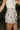 Indie White Multi Floral Tie Skort- close up side view