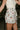 Indie White Multi Floral Tie Skort- close up side view
