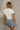 Vera American Flag & Bows White Cropped Top- back view