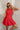 Lana Red Flare Skirt Mini Dress- front view