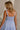 Carolina Blue & White Stripe Flare Mini Dress- top back view