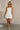 Jessica Cream Scallop Strapless Mini Dress- full body view