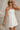 Jessica Cream Scallop Strapless Mini Dress- close up side view