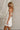Jessica Cream Scallop Strapless Mini Dress- side view