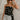 Faye Black & White Polka Dot Sash Tank- front view