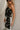 Faye Black & White Polka Dot Sash Tank- close up side view