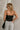 Faye Black & White Polka Dot Sash Tank- back view