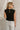 Lylah Black Cinched Tie Sleeveless Top- back view