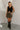 Rhea Cheetah Denim Skort- full body view