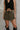 Rhea Cheetah Denim Skort- front view
