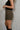 Rhea Cheetah Denim Skort- side view