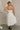 Lennox Ivory & Black Polka Dot Midi Dress- full back view