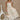 Daniella Cream Multi Floral Scallop Midi Dress- full body view