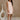 Liana Blush Pink & Cream Floral Linen Mini Dress- full body view