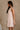 Liana Blush Pink & Cream Floral Linen Mini Dress- side view