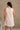 Liana Blush Pink & Cream Floral Linen Mini Dress- back view
