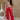 Jenna Red Wide Leg Pants - full body front view