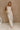 Veronica Cream Crochet Linen Pants - full body front view