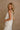 Veronica Cream Crochet Linen Tank Top - side view