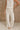 Veronica Cream Crochet Linen Pants - lower body front view