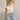 Amber Taupe Side Tie Cropped Top - front view