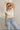 Amber Taupe Side Tie Cropped Top - front view