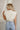 Amber Taupe Side Tie Cropped Top - back view
