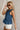 Charlotte Blue Scallop Print Tank Top - side