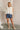 Becca Cream Eyelet Button-Up Tank Top - full body front 