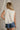 Becca Cream Eyelet Button-Up Tank Top - back view