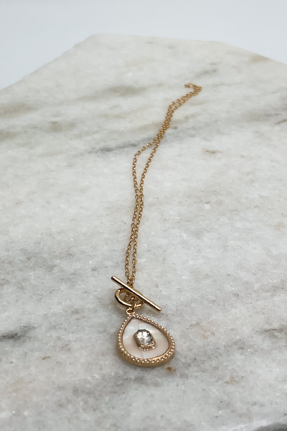 An alternate view of the krista Necklace is shown. 