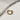  Close up of Allison Gold Roped Ring, that has an open circle.