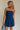 front view of female model wearing the Amaya Strapless Flare Mini Dress which features Lightweight Fabric, Side Zipper Closure, Belt Loops, Two Front Pockets, Strapless and Shorts Lining. the dress is available in red and navy blue