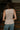 Erika Taupe Knit Peplum Tank Top - back view