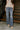 Judy Blue: Shanna Distressed Wide Leg Jeans - front view