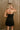Ramona Black Strapless Mini Dress - back view