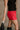 Everleigh Red Denim Cargo Skort - side view