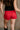 Everleigh Red Denim Cargo Skort - back view