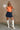 Everleigh Navy Denim Cargo Skirt - full front view