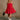Kelly Red Drop Waist Sleeveless Mini Dress - full body front view