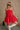 Kelly Red Drop Waist Sleeveless Mini Dress - front view
