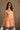 Kelly Orange Drop Waist Sleeveless Mini Dress - front view