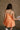 Kelly Orange Drop Waist Sleeveless Mini Dress - back 