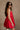 Emily Red Bubble Hem Sleeveless Mini Dress - side
