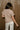 Noah Taupe & Lace Short Sleeve Top - back