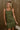 Claudia Olive Buckle Strap Mini Dress - front view