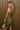 Claudia Olive Buckle Strap Mini Dress - close up side view